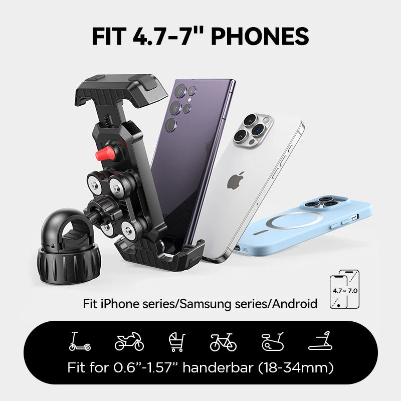 Support Téléphone Antichoc pour Vélo & Moto