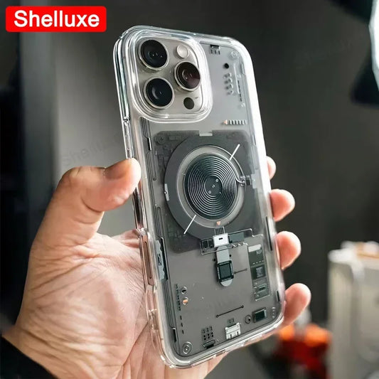 Coque magnétique Shelluxe - iPhone