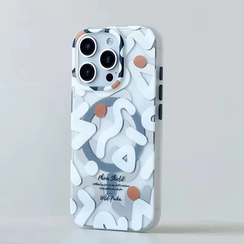 Coque MagSafe Graffiti Géométrique