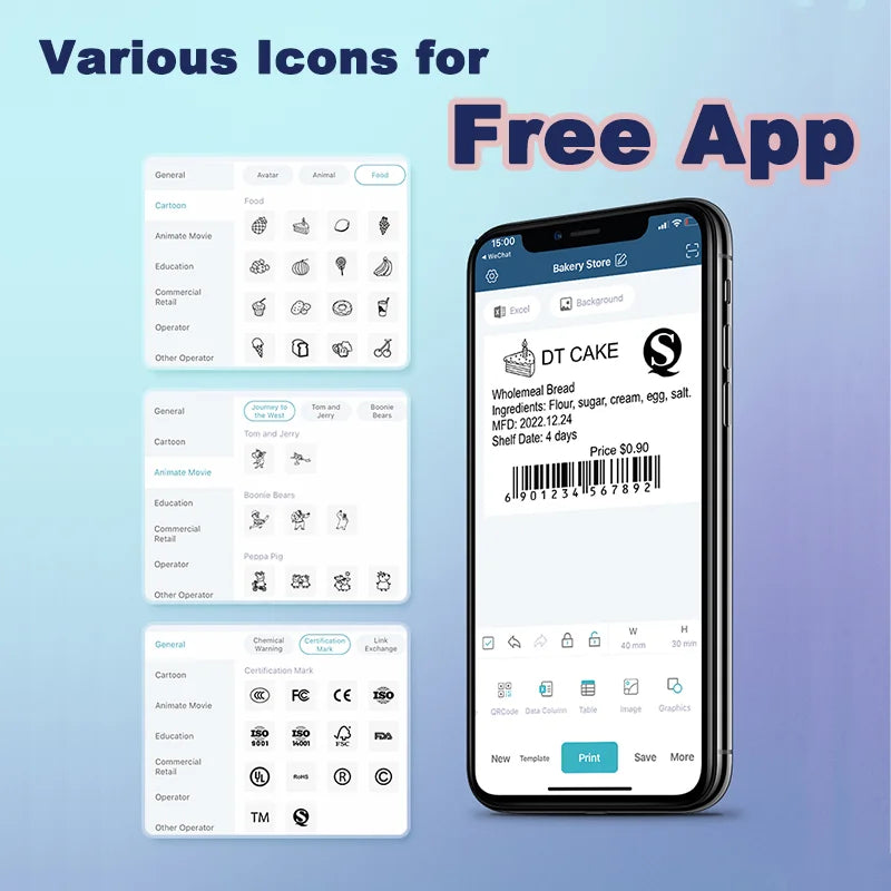 Imprimante Thermique Portable DETONGER