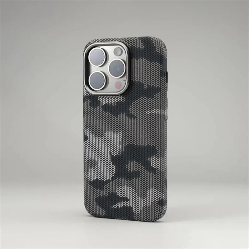 Coque Camouflage Graffiti Relief MagSafe