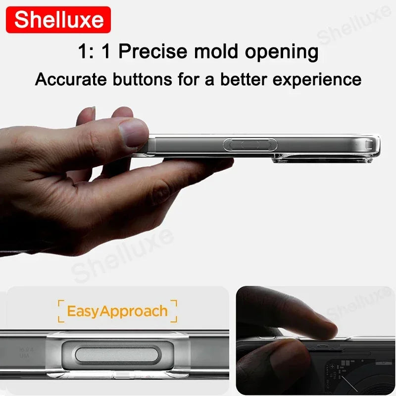 Coque magnétique Shelluxe - iPhone