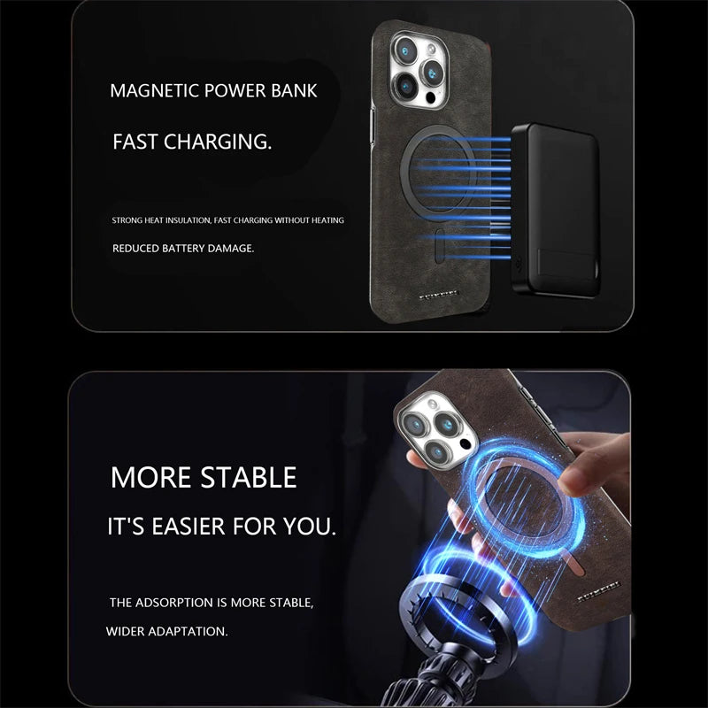 Coque Magnétique Mate Anti-Choc