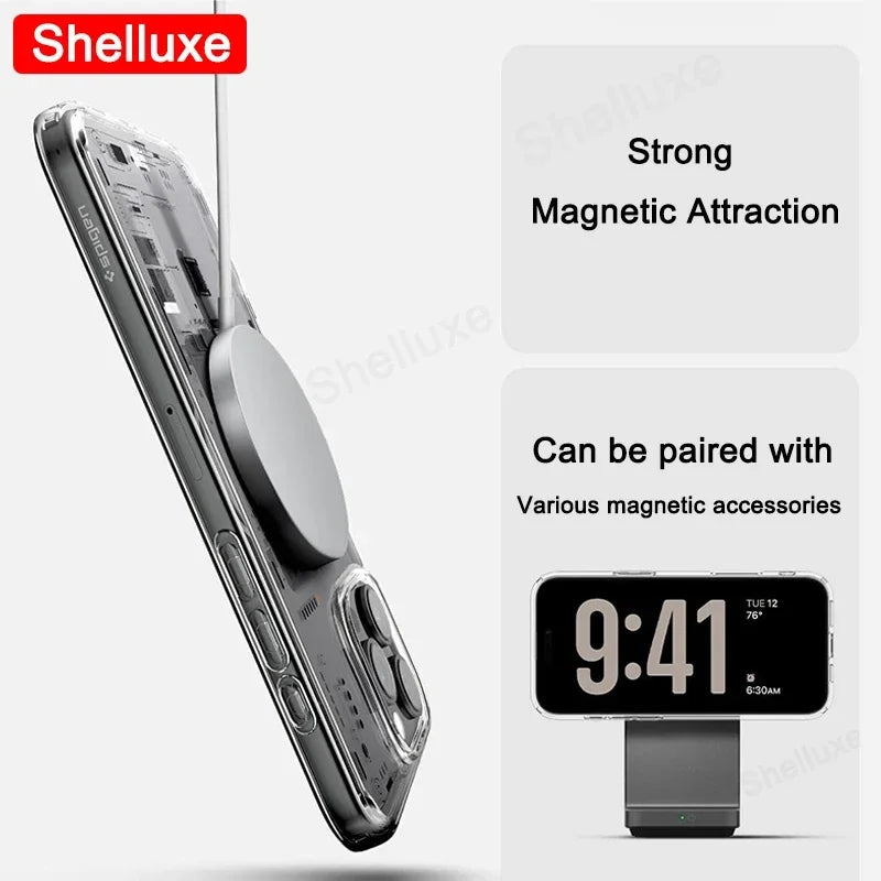 Coque magnétique Shelluxe - iPhone