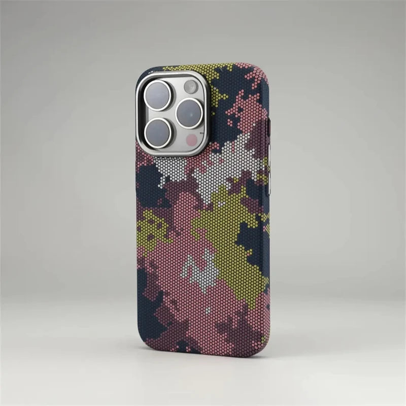 Coque Camouflage Graffiti Relief MagSafe