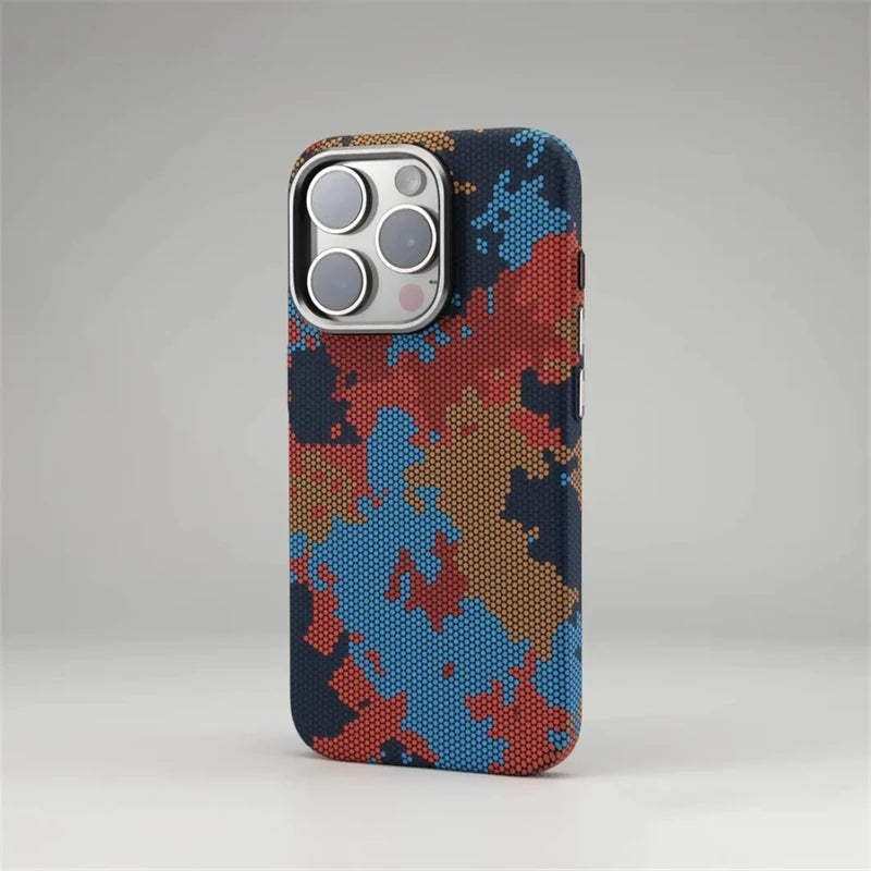 Coque Camouflage Graffiti Relief MagSafe