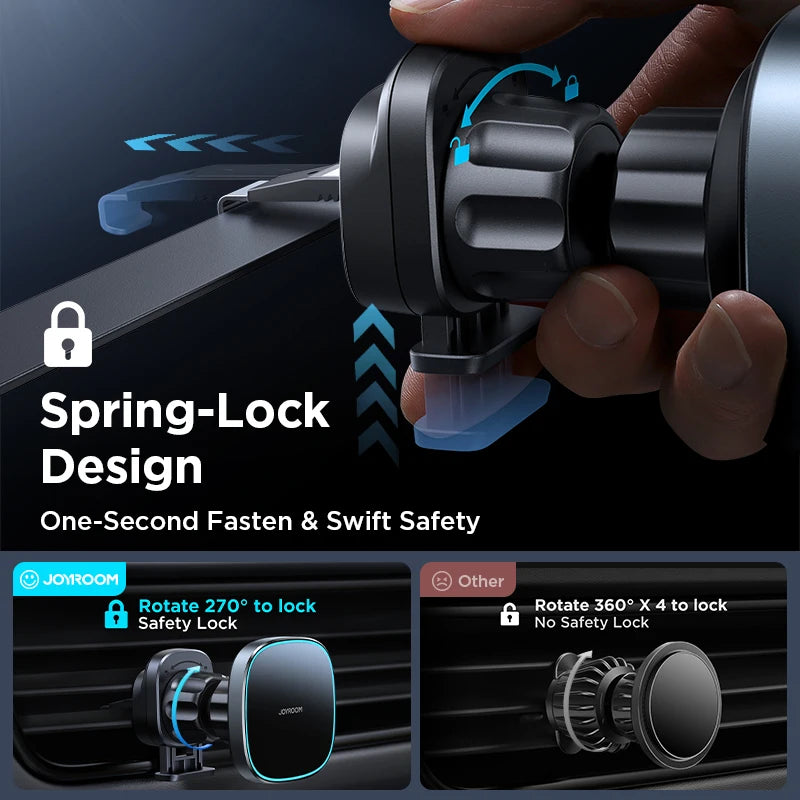 Support Téléphone Magnétique avec Charge Sans Fil 15W