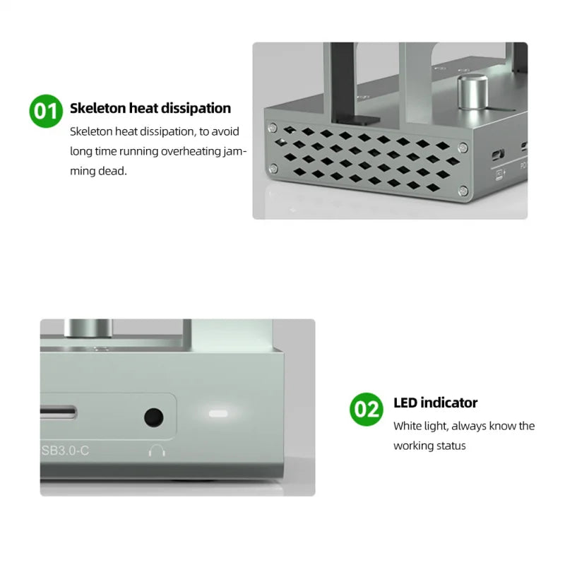 Station d’Accueil USB-C Multifonction Lamgool