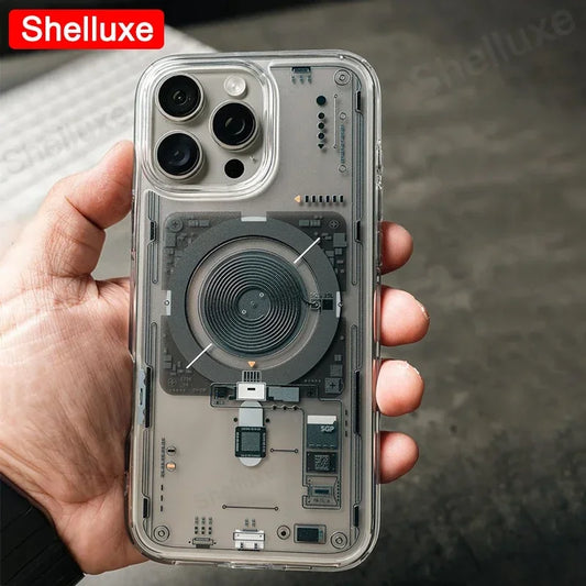 Coque magnétique Shelluxe - iPhone