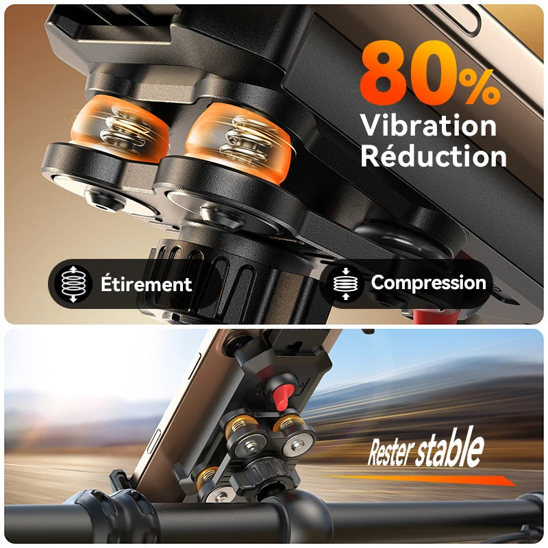 Support Téléphone Antichoc pour Vélo & Moto