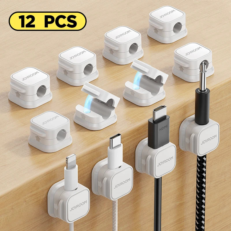 Organiseur Magnétique de Câbles – 3/6/12 Pièces