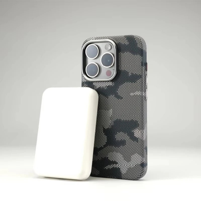 Coque Camouflage Graffiti Relief MagSafe