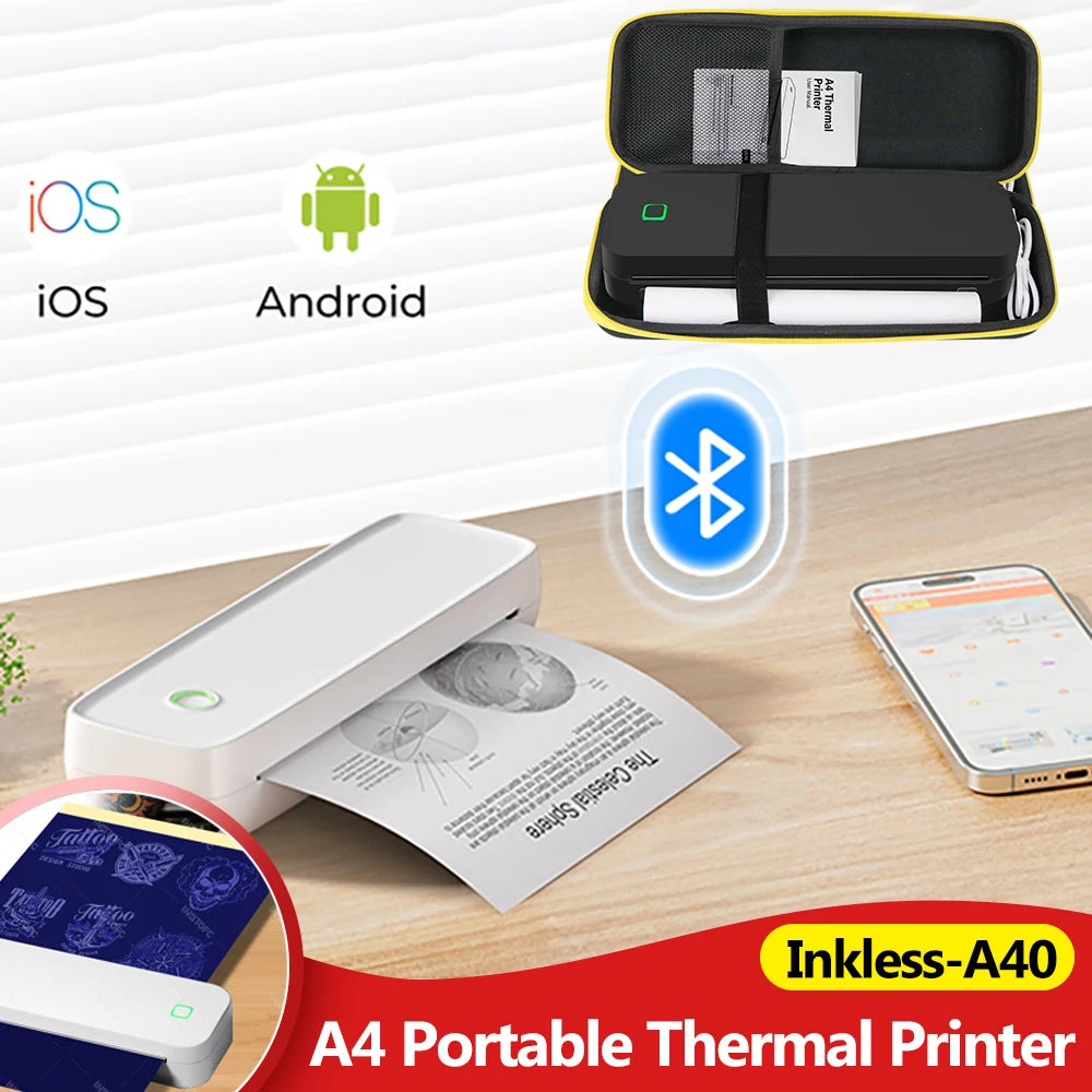Imprimante Thermique Portable A4 INSTOFC