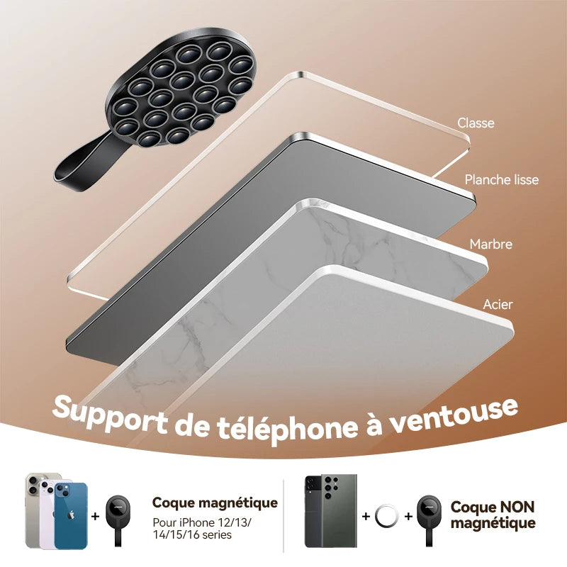Support Magnétique à Ventouses Joyroom